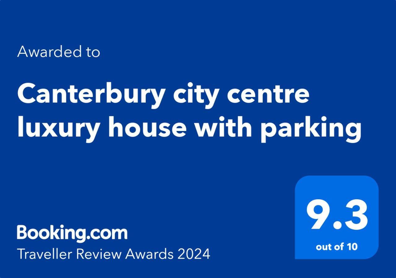Luxury Central Home - Parking & Ev Point, Superking Bed Canterbury Dış mekan fotoğraf